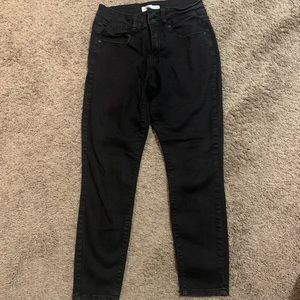 Royalty For Me Black Ankle High Rise Jeans 6